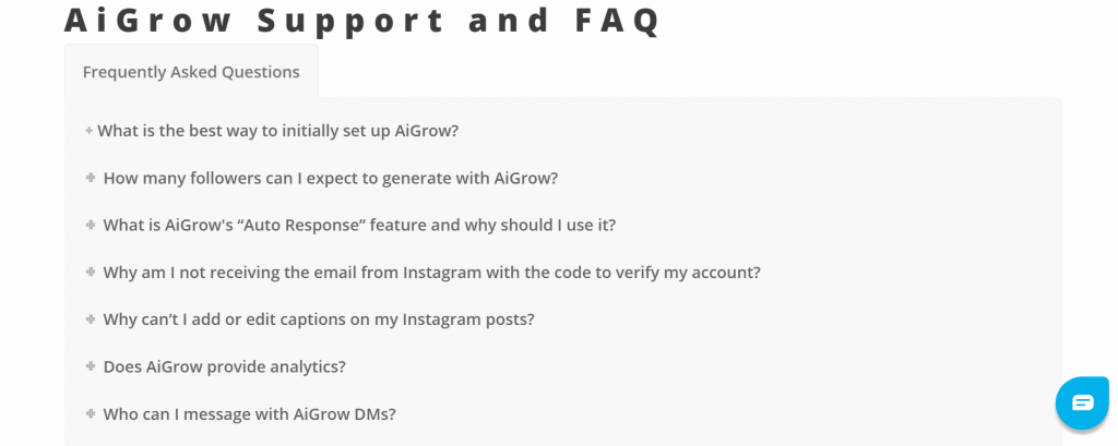 AiGrow FAQ