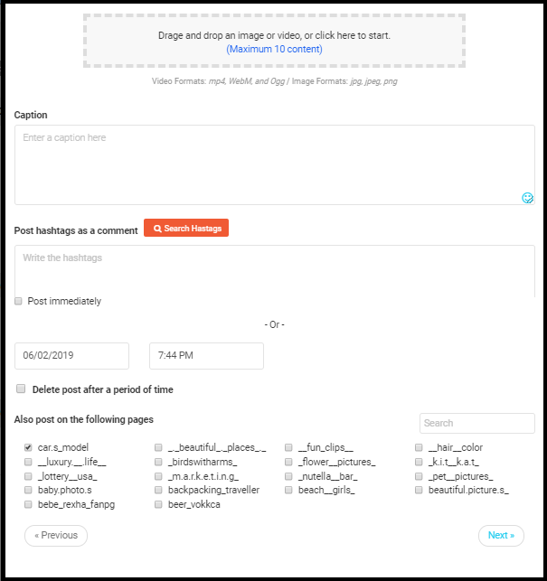 AiGrow Instagram scheduler