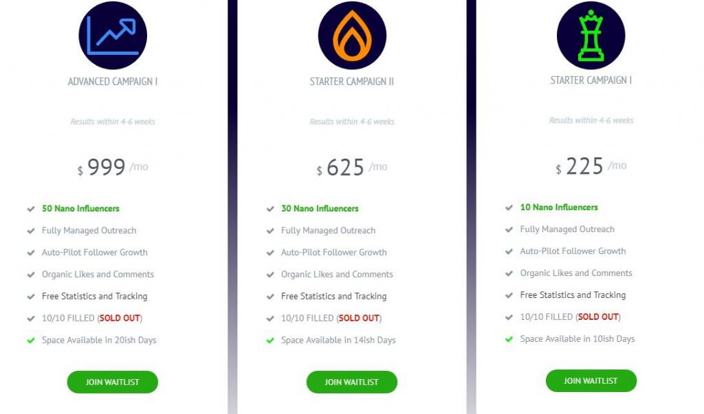 socialproof influencer marketing service