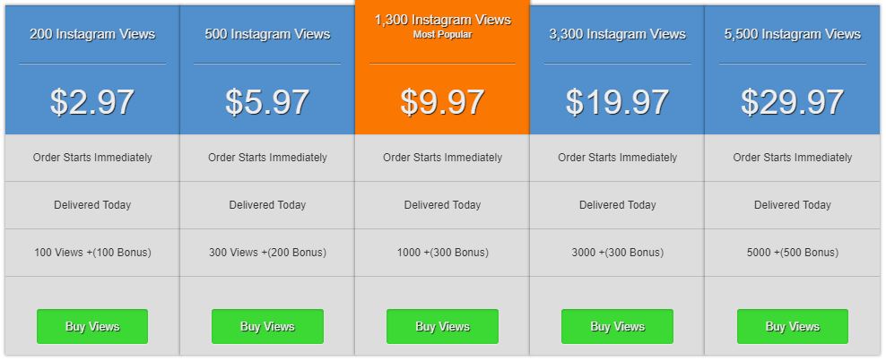 socialrproof buy instagram views