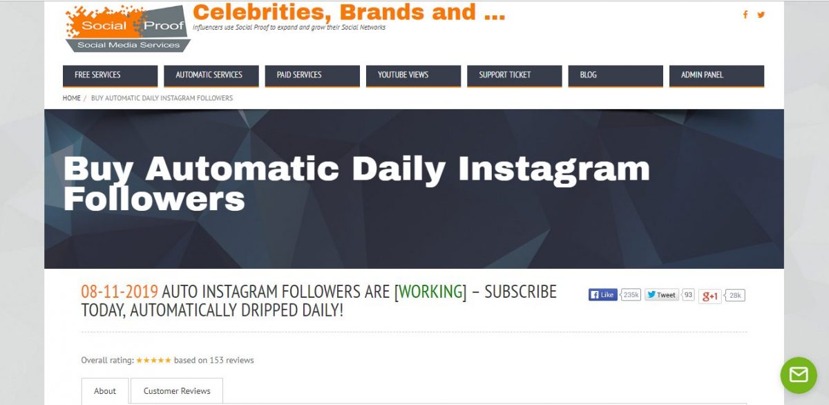 socialproof home screen
