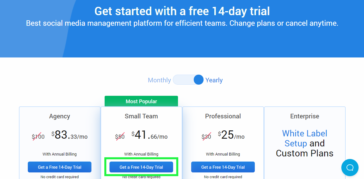 socialpilot 14-day free trial