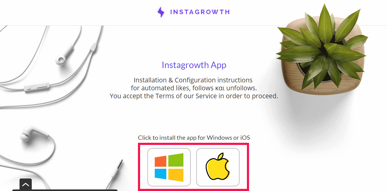download Instagrowth app