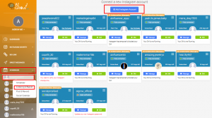 search multiple hashtags Instagram-AiGrow's Listening & Repost feature