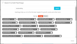 top bodybuilding hashtags