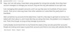 Growlee review on Reddit