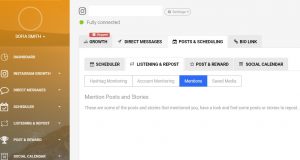 Instagram monitoring app