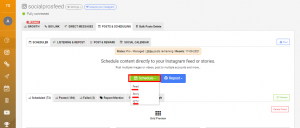 AiGrow's scheduler-Schedule story/feed/IGTV with AiGrow