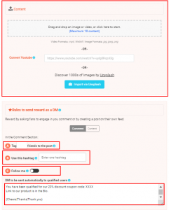 set the rules of the contest-schedule a contest-AiGrow