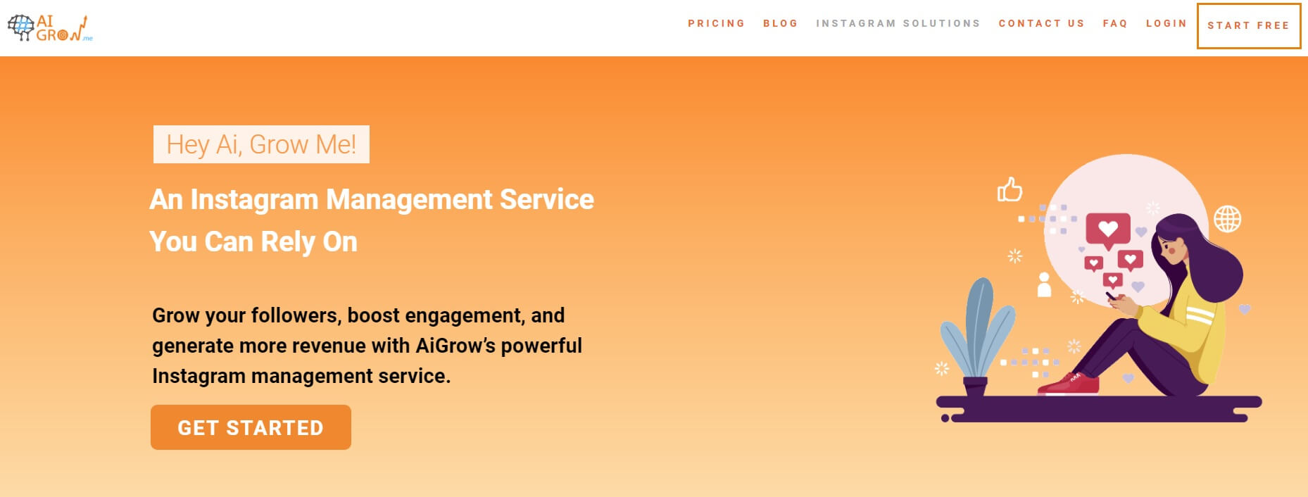 organic Instagram growth service