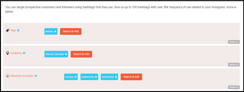 aigrow targeting increase Instagram followers