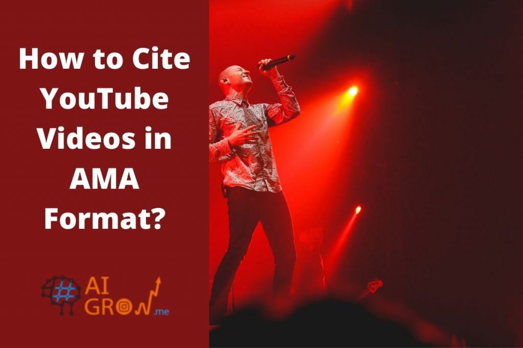 How to cite AMA