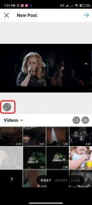how to post a video on Instagram-feed videos