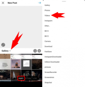 how to post feed videos-uploading video