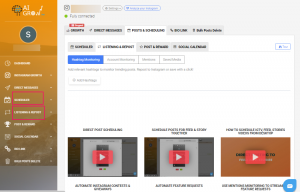 Instagram management tool