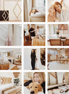 Instagram grid layout-tonal