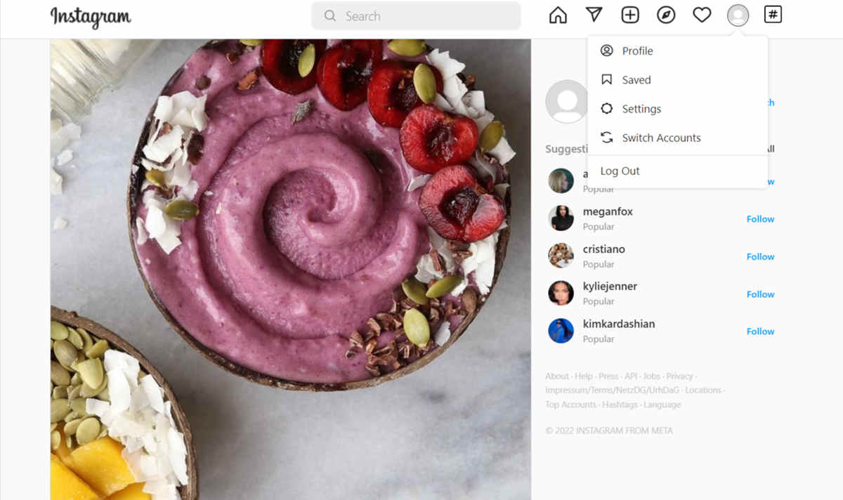  having multiple Instagram accounts on desktop