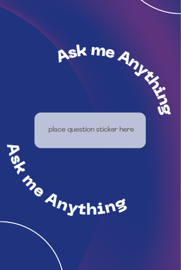 AMA-Instagram story design