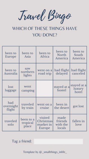 Bingo-Instagram story design