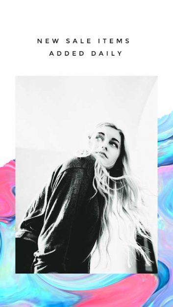 Items added daily-Instagram story design