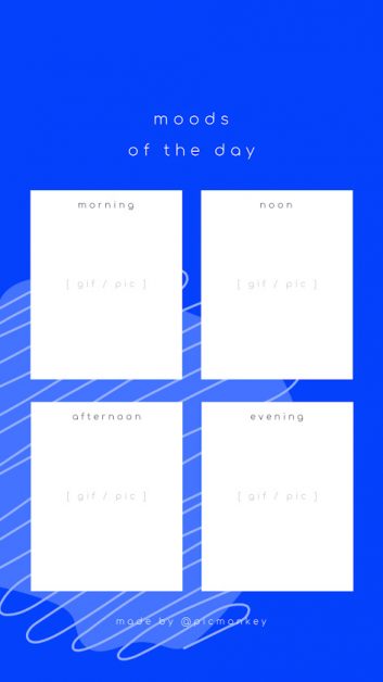 Moods of the day-Instagram story design