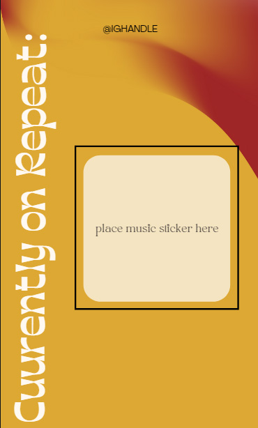 Music- Instagram story design