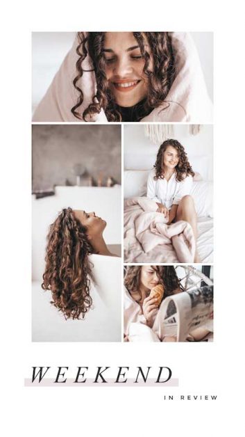 Weekend in review-Instagram story design