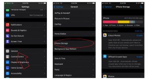 iPhone storage space
