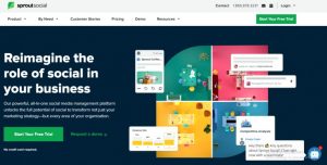  sprout social homepage