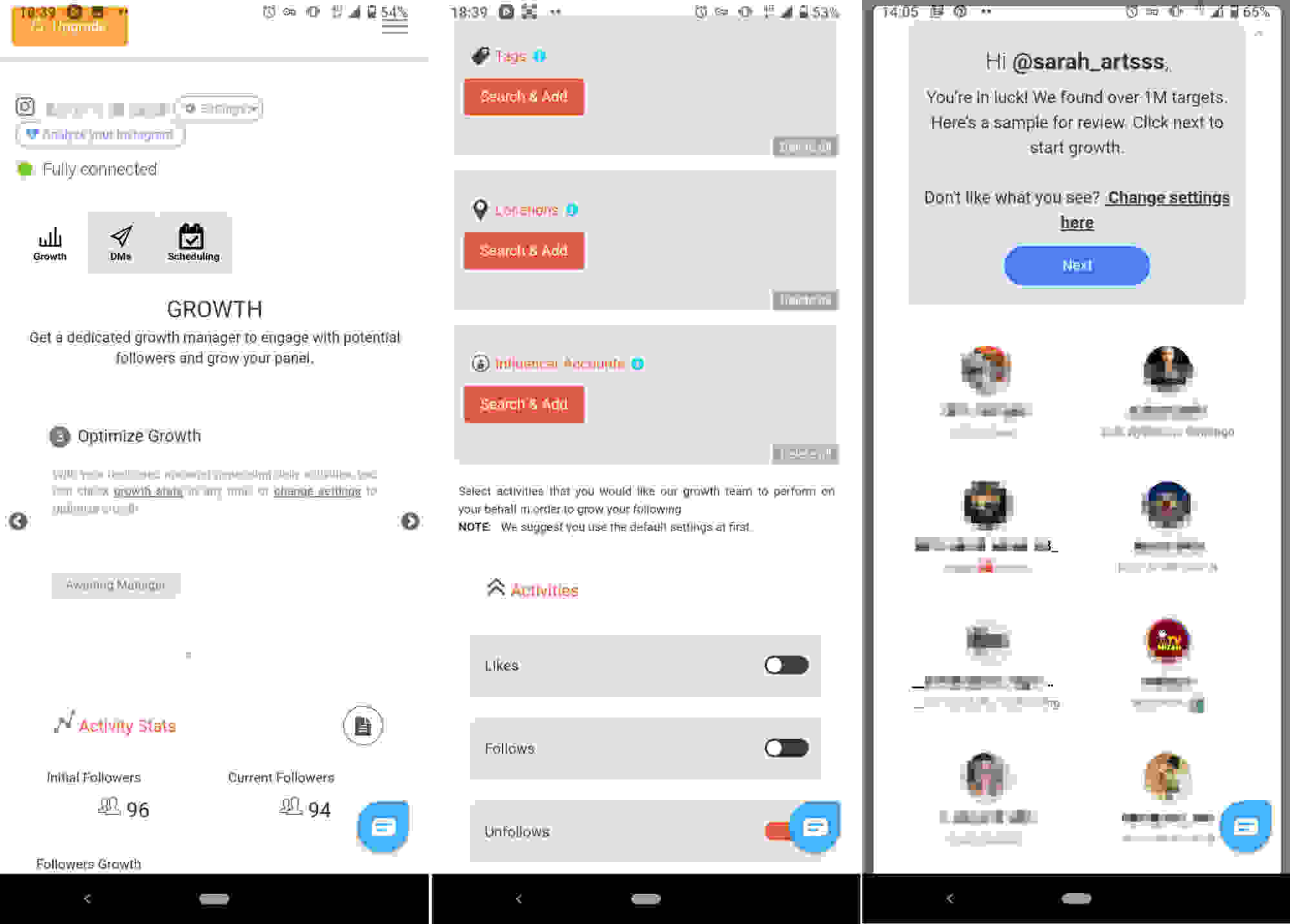 AiGrow instagram followers app