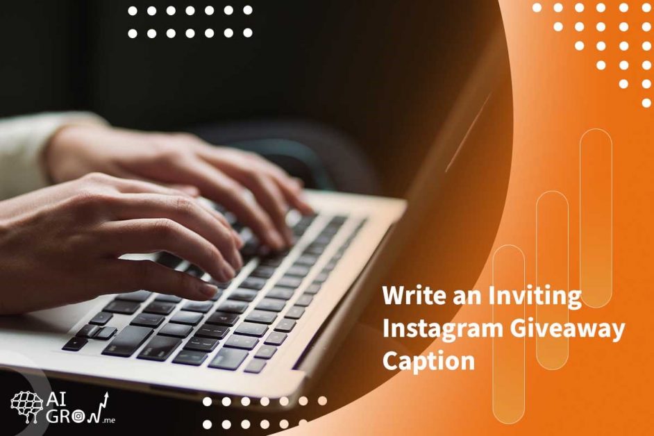 instagram giveaway caption