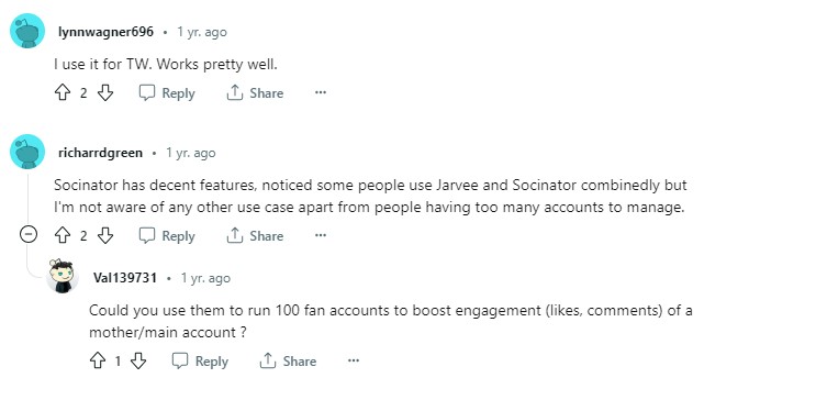 Socinator reddit review