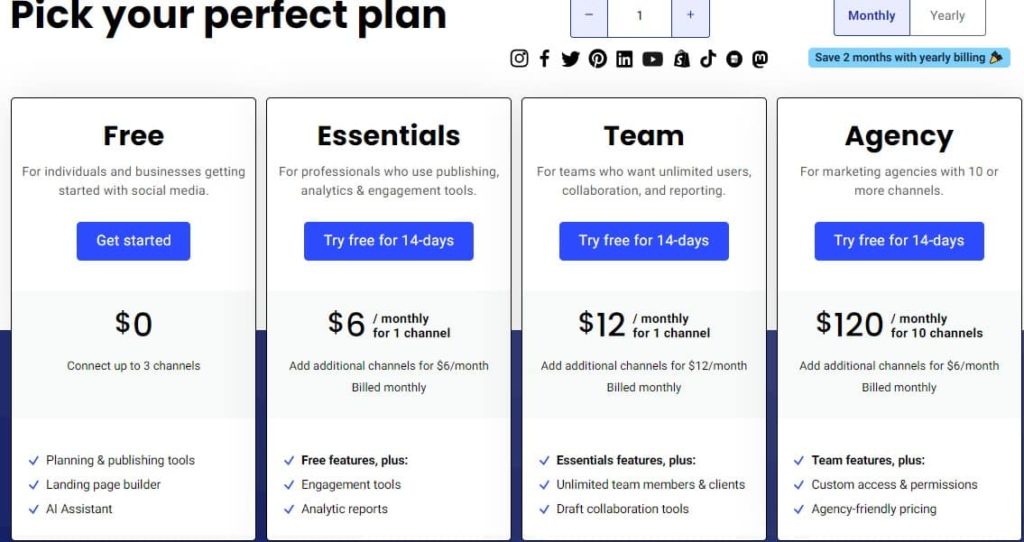 Buffer pricing