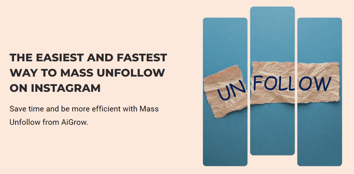 Aigrow mass unfollow