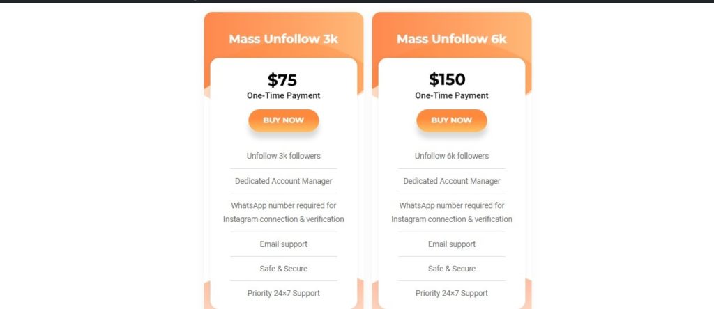 mass unfollow plans on AiGrow