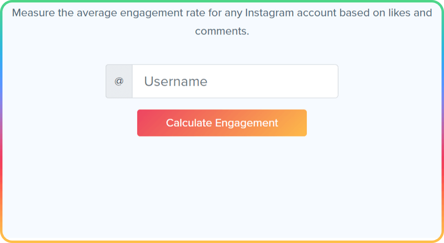  kicksta Instagram engagement calculator