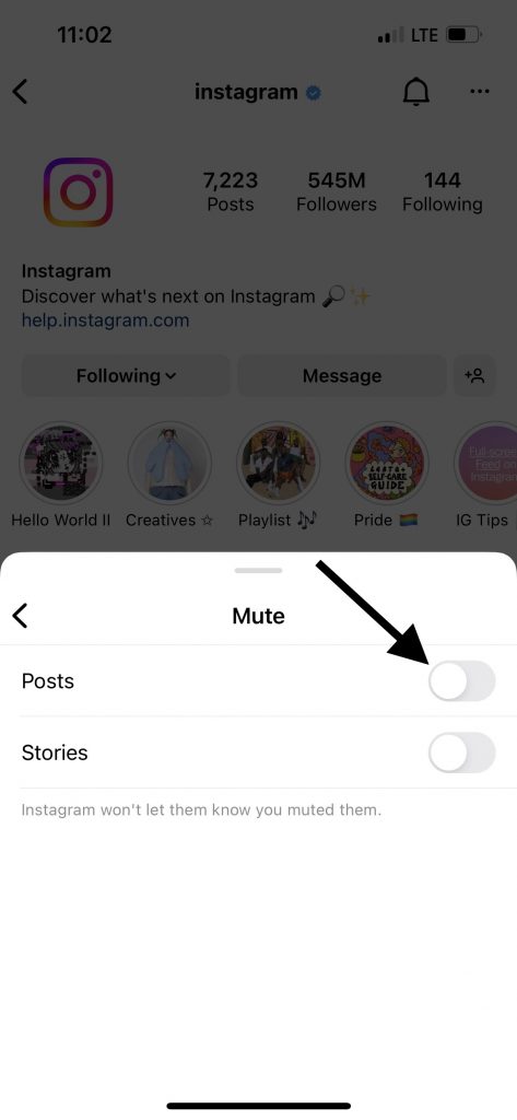 How To Mute Someone Post On Instagram