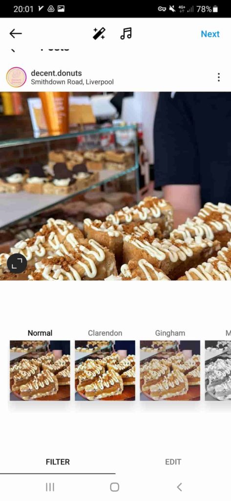 reshare post on feed