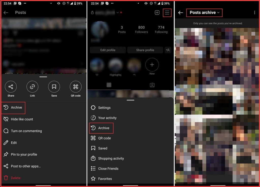 access posts archive
