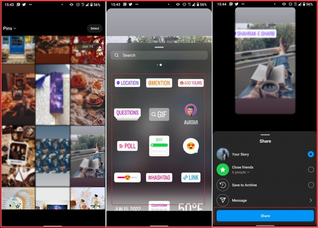 how to create a story on instagram