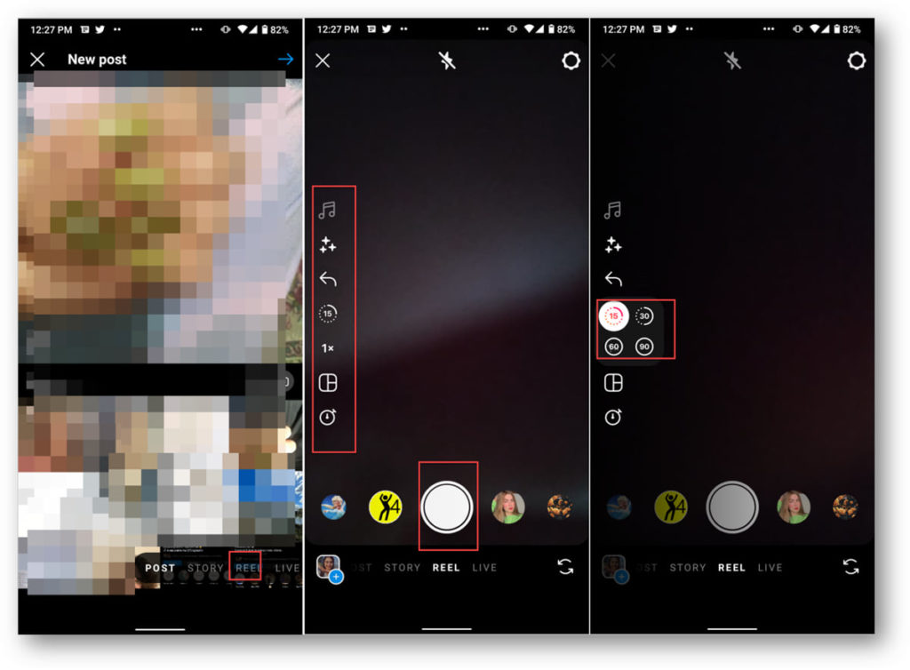 create instagram reel