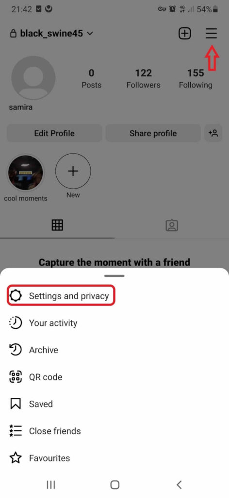 how to deactivate Instagram on Android