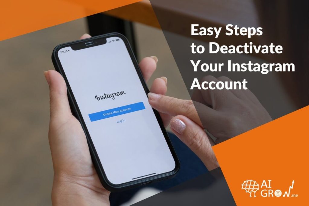 deactivate instagram account