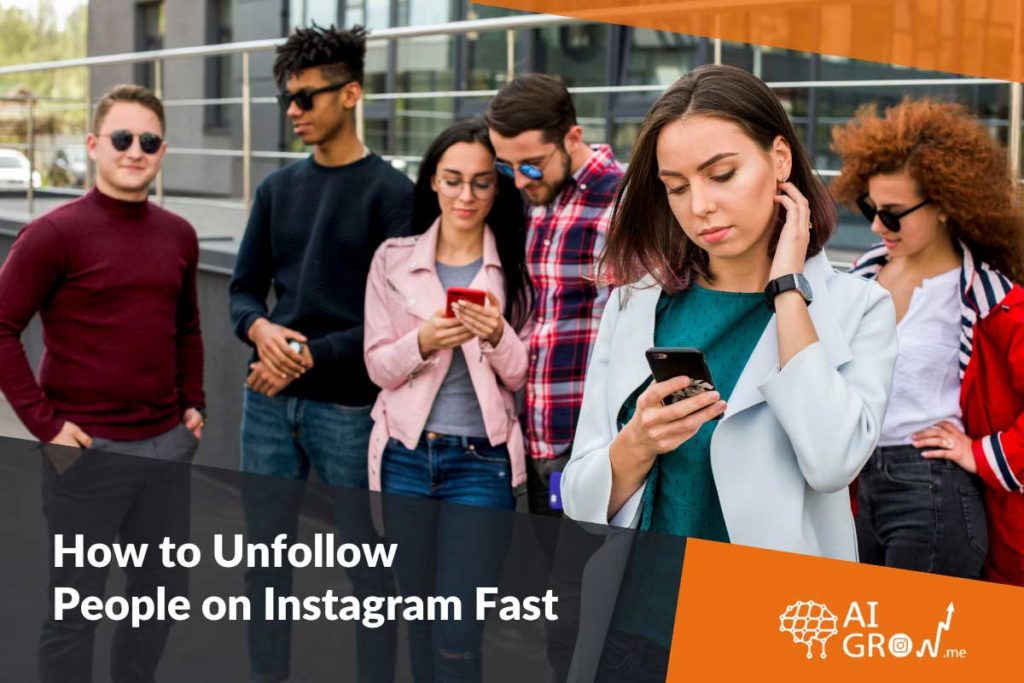 how to unfollow people on Instagram fast