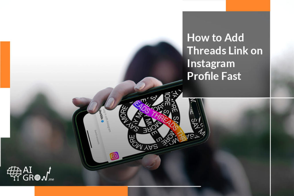 add Threads link on Instagram