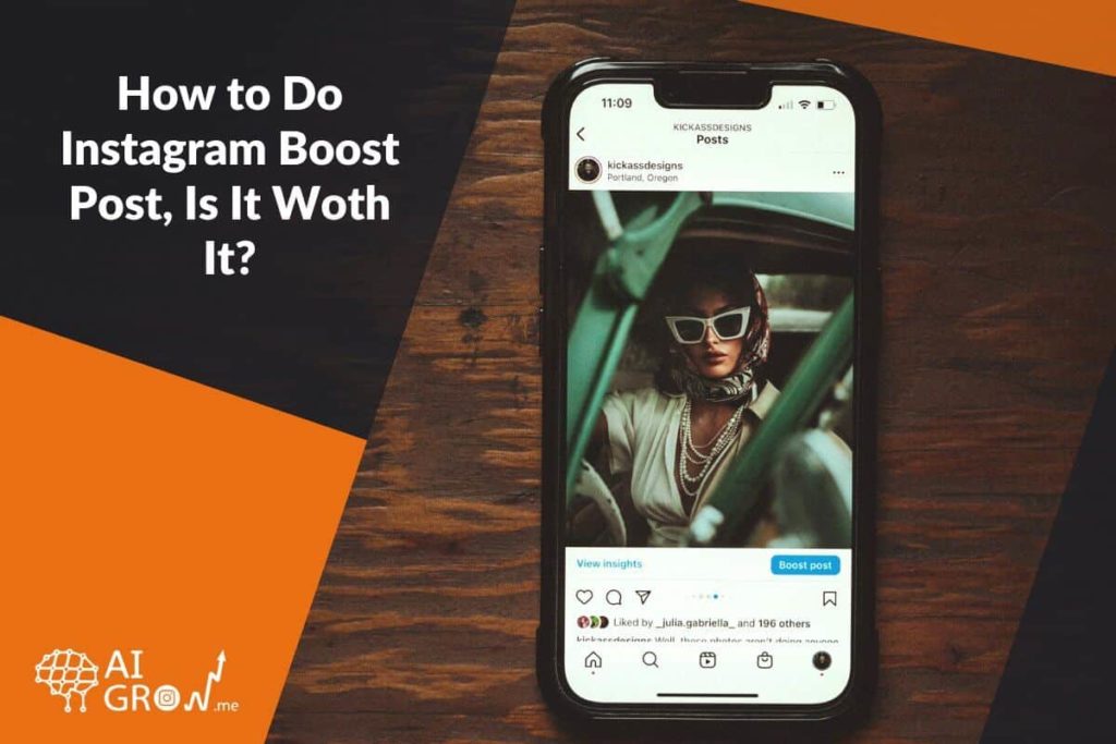 Instagram boost post