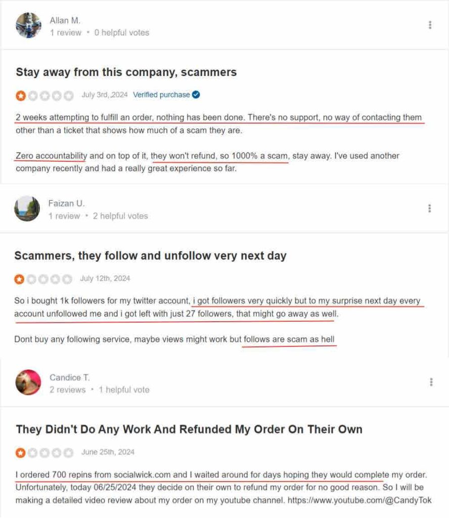 Social Wick Reviews on SiteJabber 