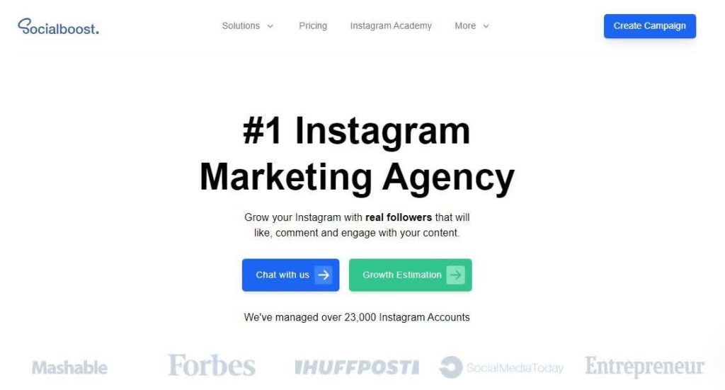 Social Boost Website 