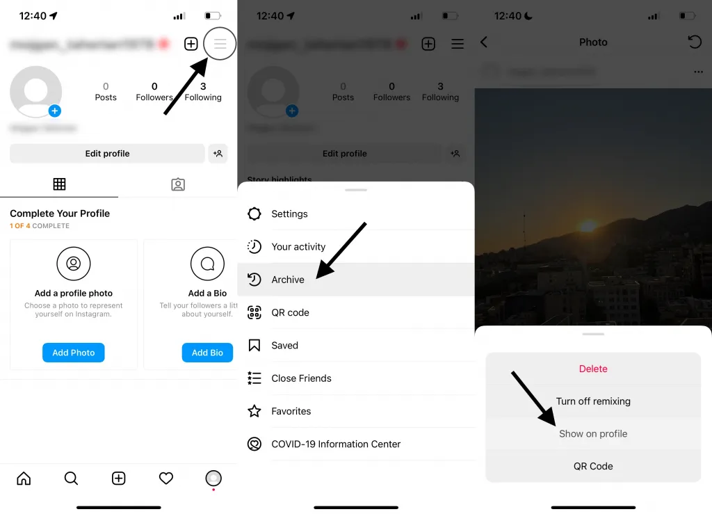 How To Unhide Posts On Instagram?