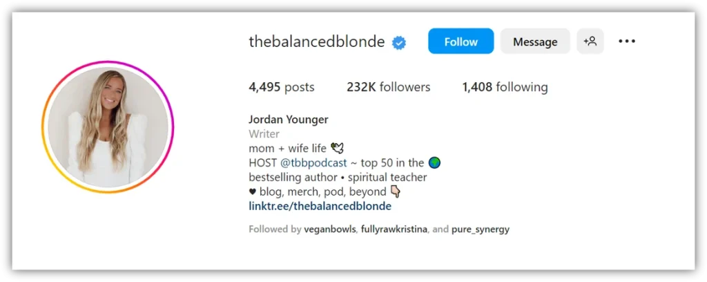 symbols for Insta bio example